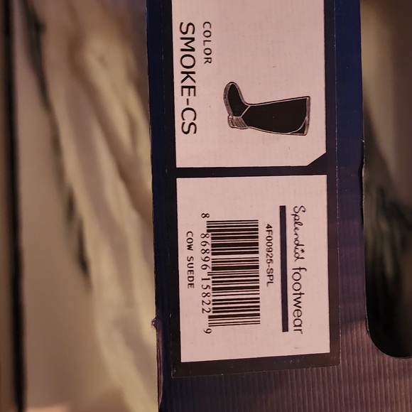 Splendid footwear, style: Oakville, color: Smoke CS . Cowhide suede size 6.5 - Picture 10 of 11